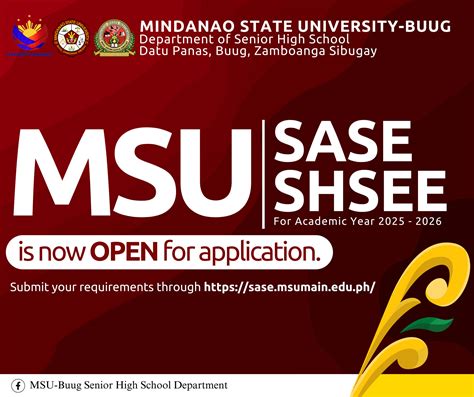 msumain|MSU SASE/CET/SHSEE Online Application .